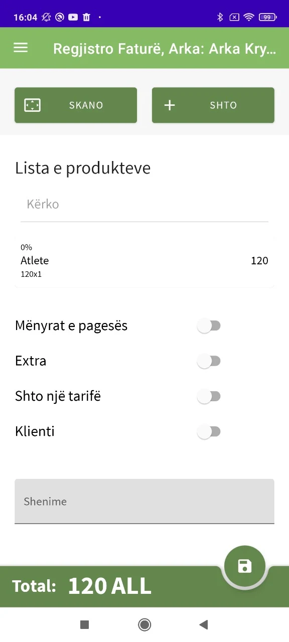 devPOS screenshot